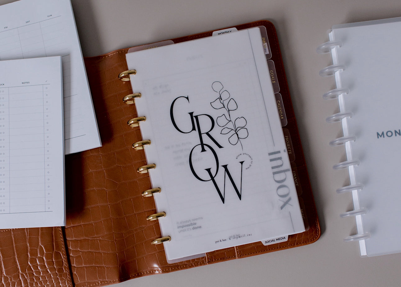 Setting Up Your 2022 Discbound Planner