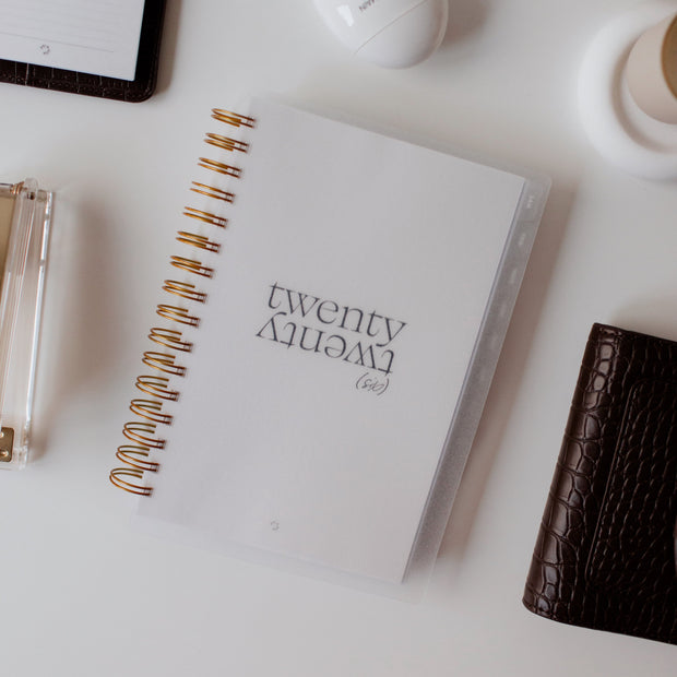 2026 Month On 2 Pages + Week On 2 Pages (Separate Months) | Spiral Planner