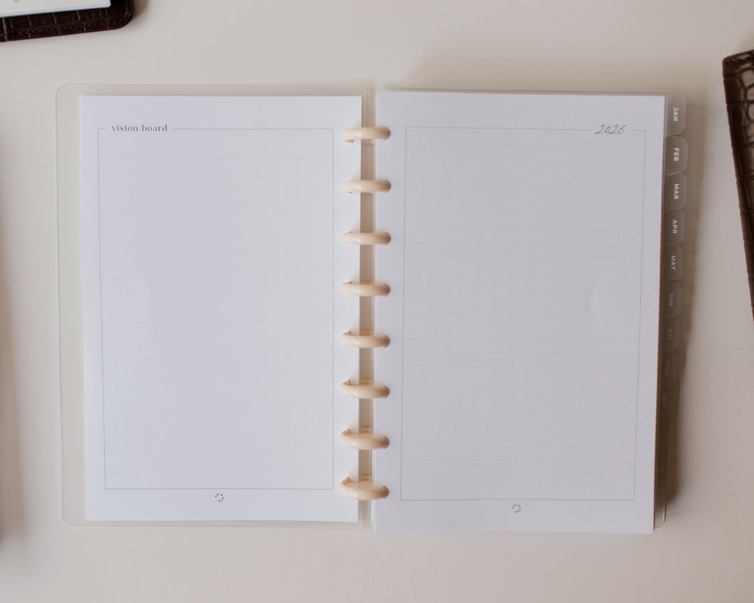 2026 Month On 2 Pages + Week On 2 Pages (Separate Months) Planner Inserts | Original Collection