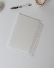 12 Month (2 Set of 6 Dividers) Side Frosted Tab Dividers | Jan - Dec