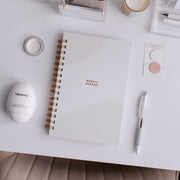Undated Monthly + Weekly (6 Month) Agenda | Spiral Planner