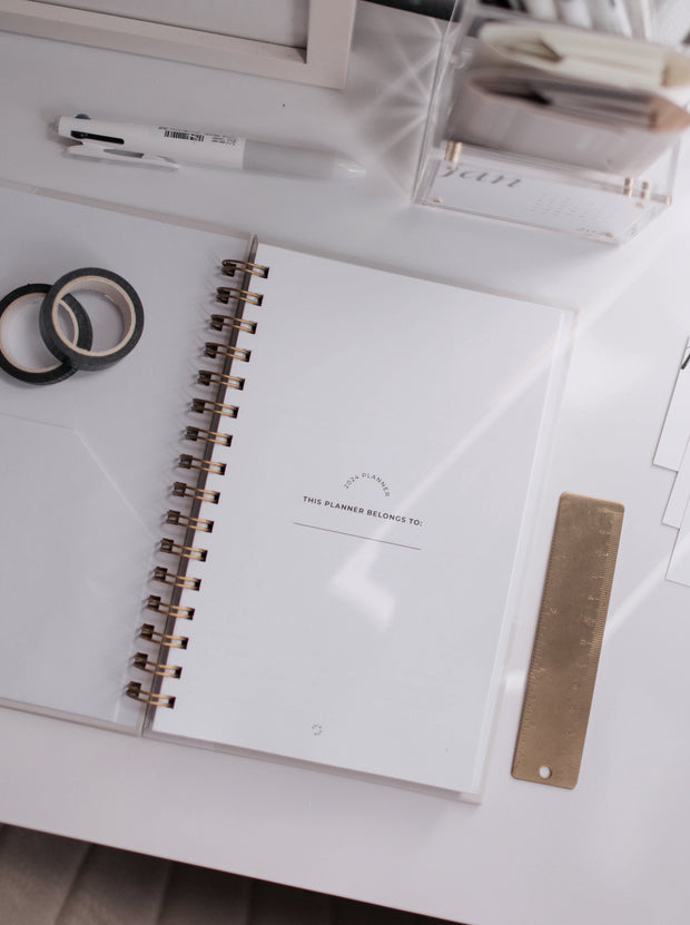 2024 Weekly Agenda | Spiral Planner