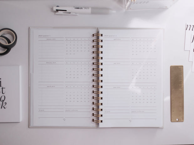 2024 Weekly Agenda | Spiral Planner
