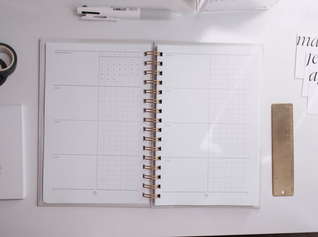 2024 Weekly Agenda | Spiral Planner