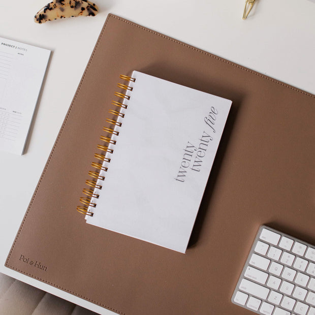 Undated Monthly + Weekly (6 Month) Agenda | Spiral Planner