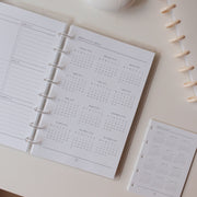 2026 Month On 1 Page Planner Inserts | Original Collection