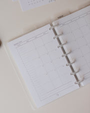 2026 Quarterly + Month On 2 Pages Planner Inserts | Original Collection