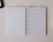 2026 Quarterly + Month On 2 Pages Planner Inserts | Original Collection