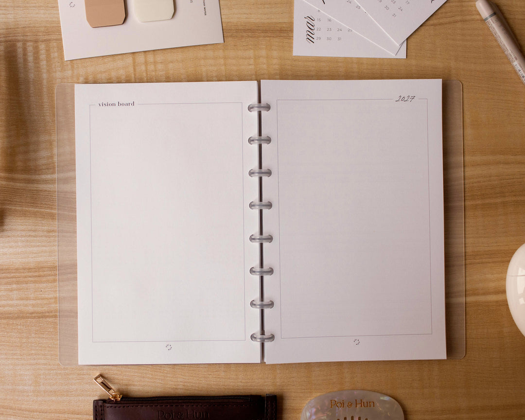 2027 Quarterly + Month On 2 Pages Planner Inserts | Original Collection