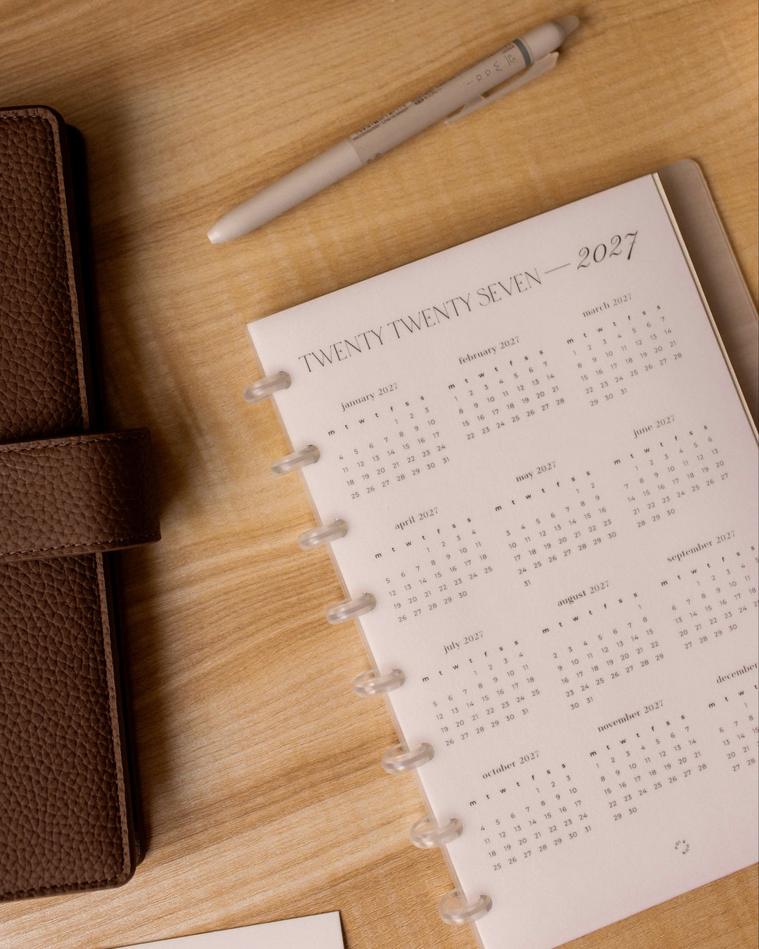 Vellum Dashboard - 2027 Year At A Glance