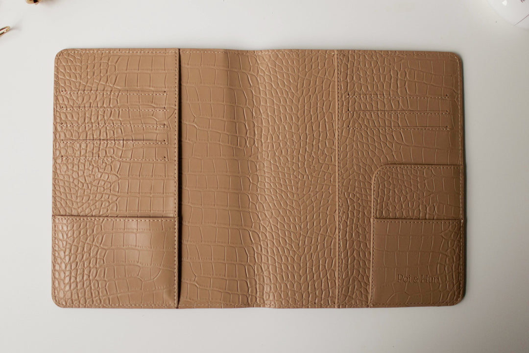 A5 Desk Agenda Compact Cover | Limited Edition in Camel Tan
