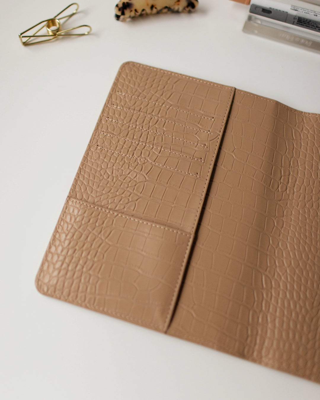 A5 Desk Agenda Compact Cover | Limited Edition in Camel Tan