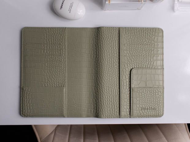 A5 Desk Agenda Compact Cover | Limited Edition in Natural Sage