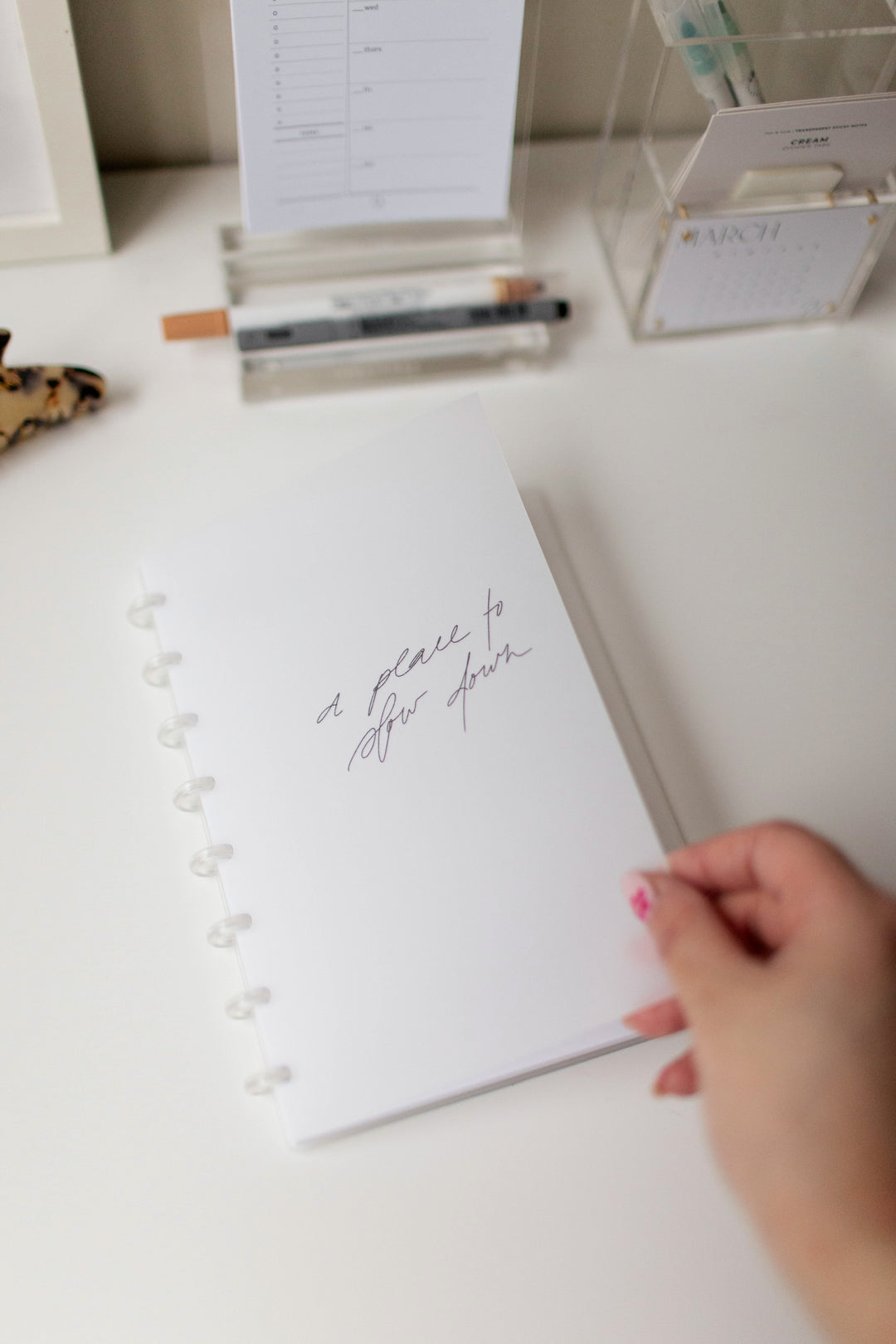 Vellum Dashboard - A Place To Slow Down (Vellum + Cardstock Set)