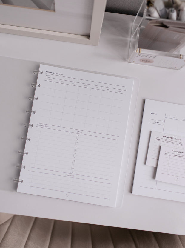 Academic Discbound Planner Bundle | Classic Happy Planner