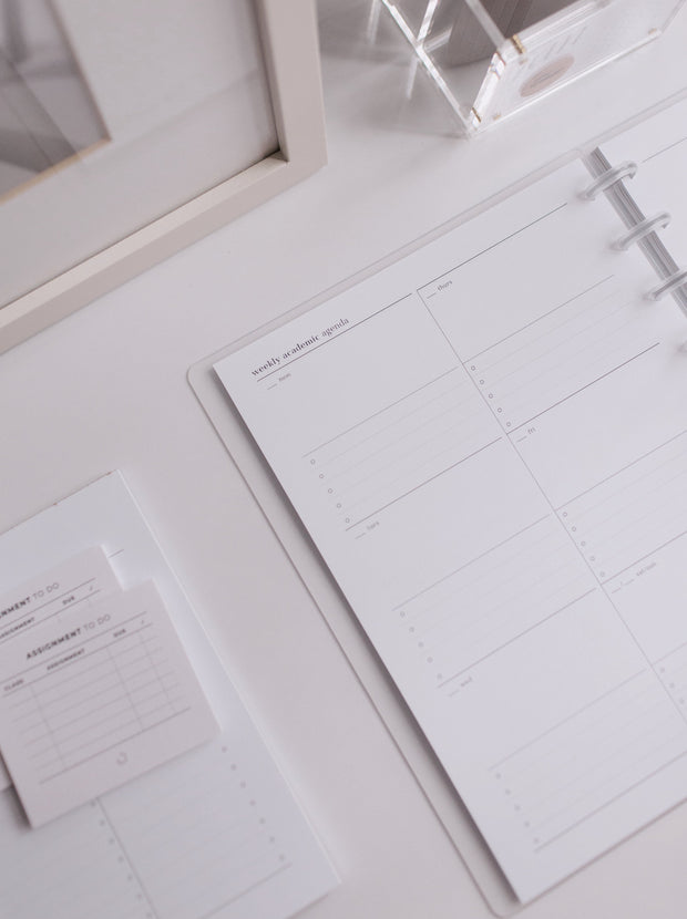 Academic Discbound Planner Bundle | Classic Happy Planner