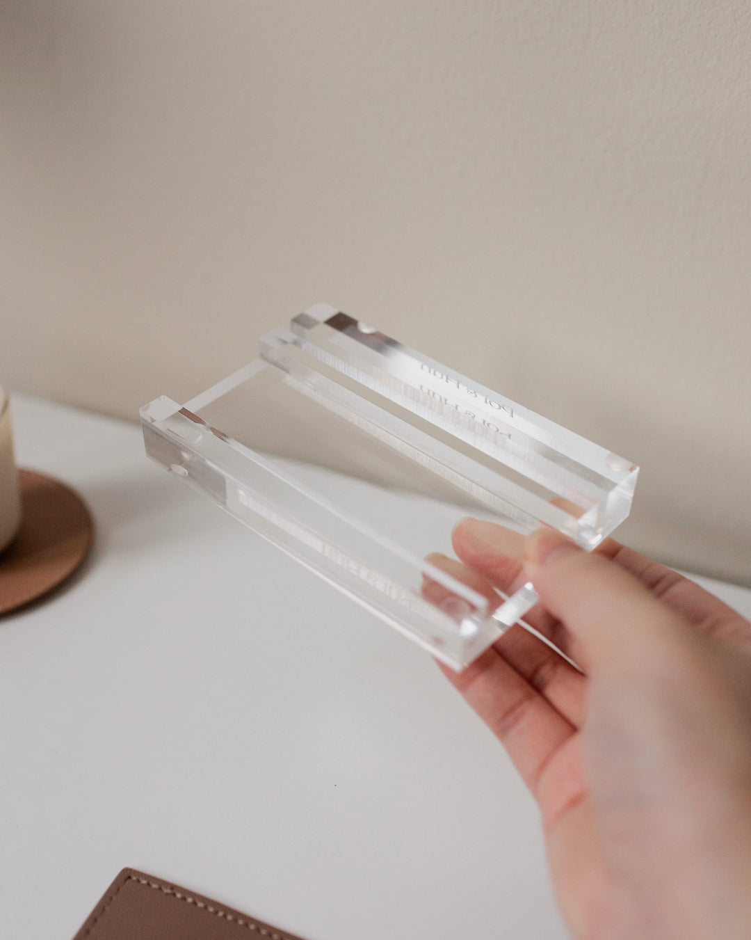 Acrylic Clipboard Stand