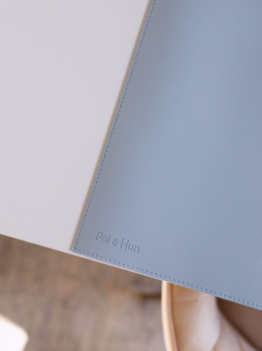 Arch Desk Mat | Butterfly Pea Latte