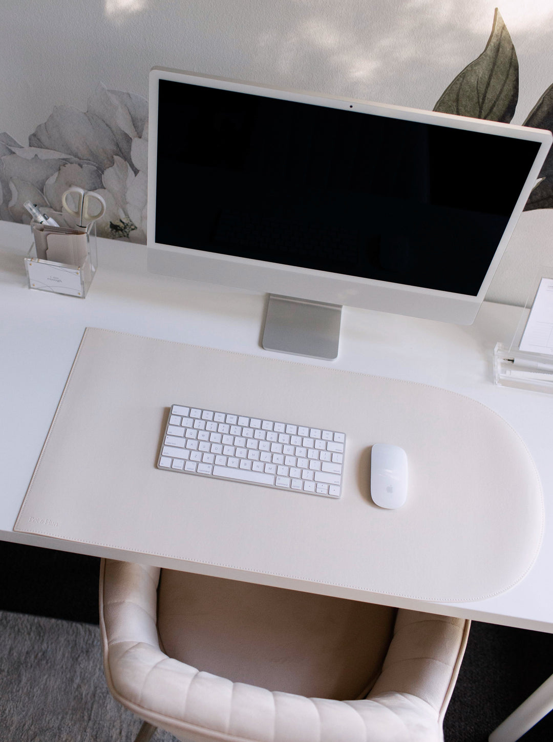 Arch Desk Mat | Oat Milk
