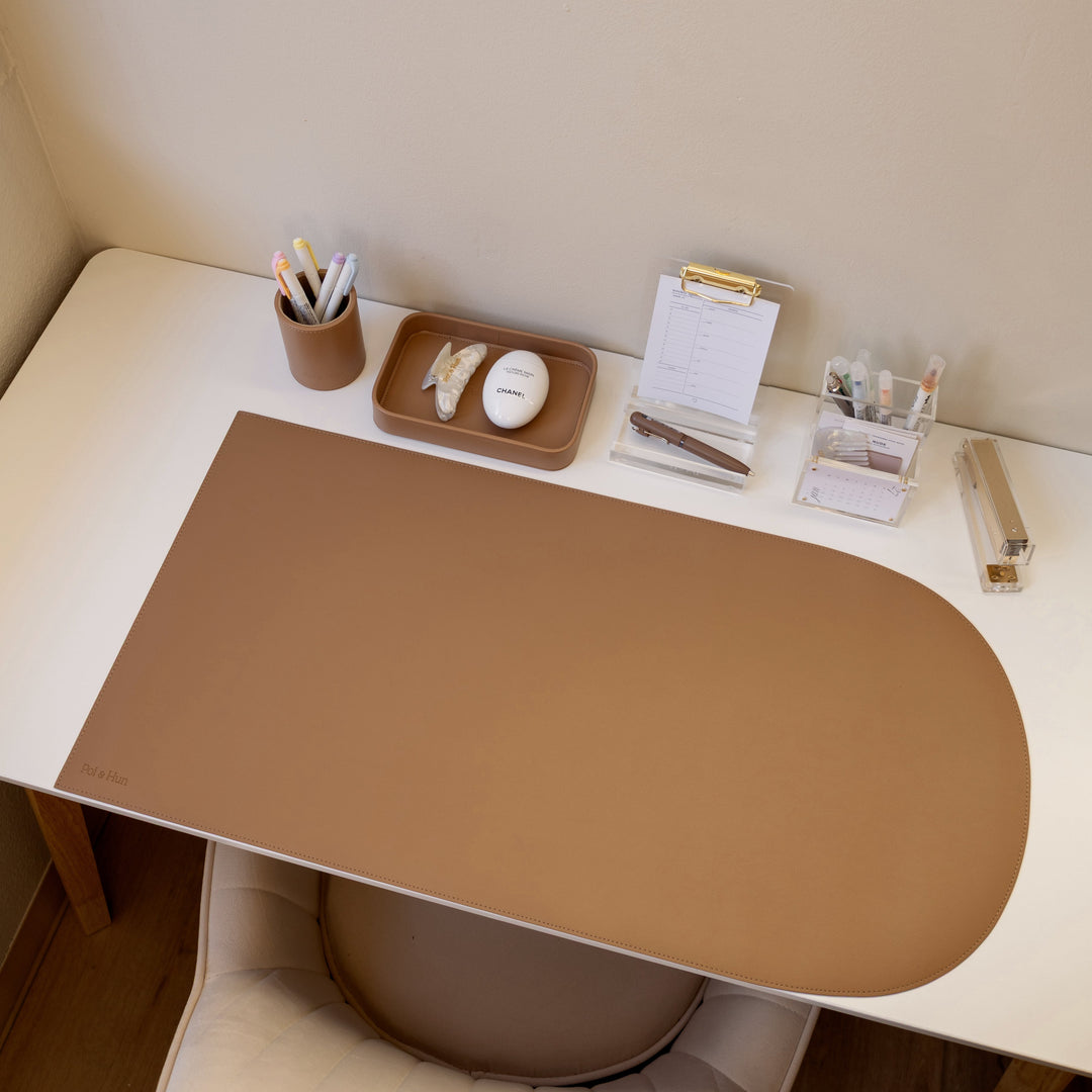Arch Desk Mat | Tiramisu Latte