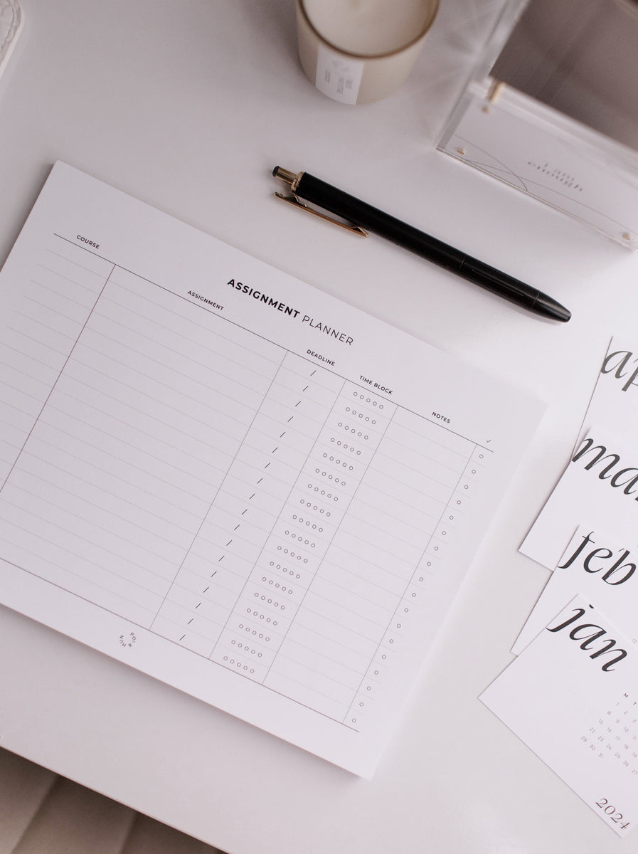 Assignment Notepad | Classic Happy Planner – Poi & Hun