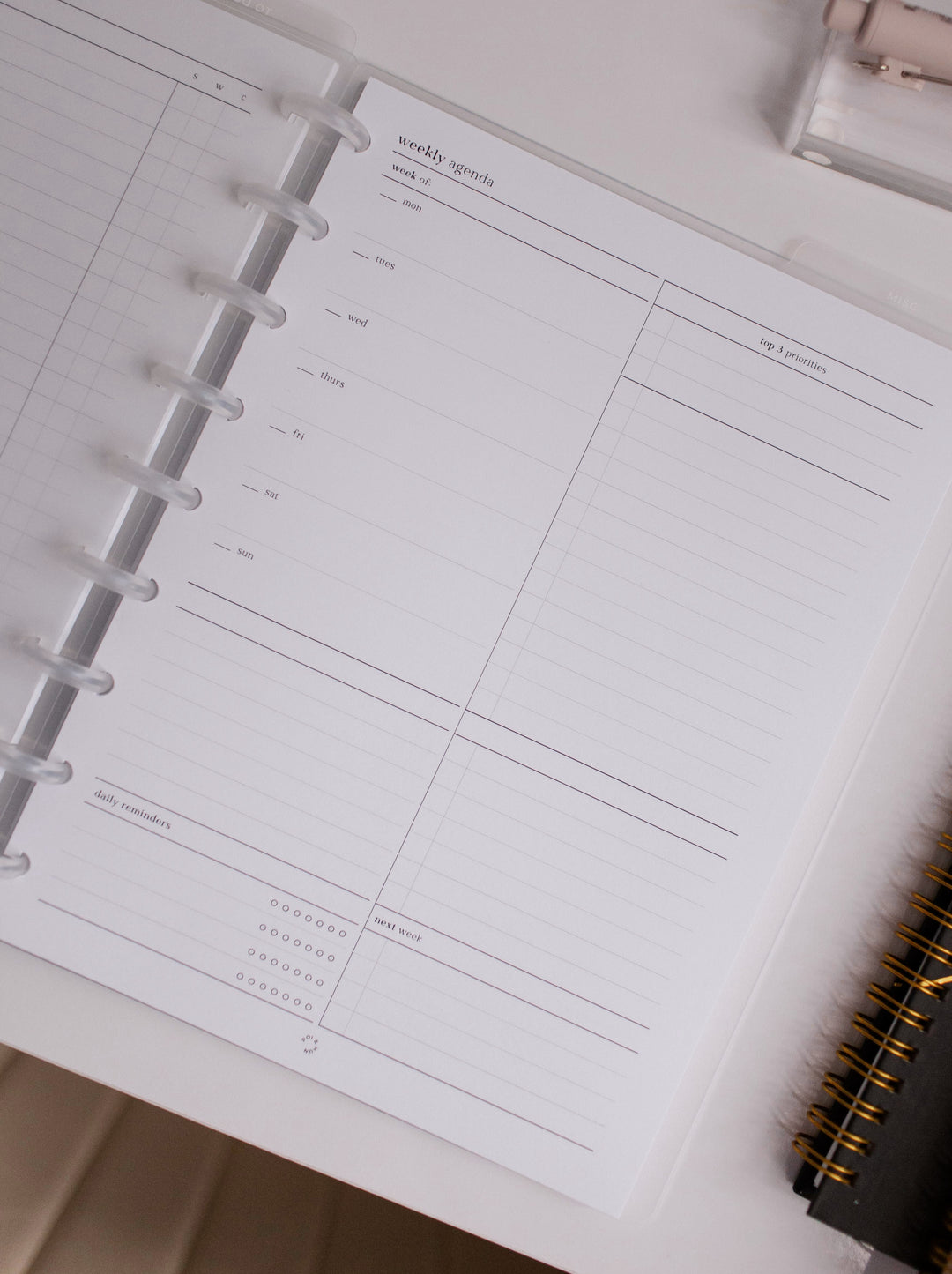 Beginner Discbound Bundle - Classic Happy Planner