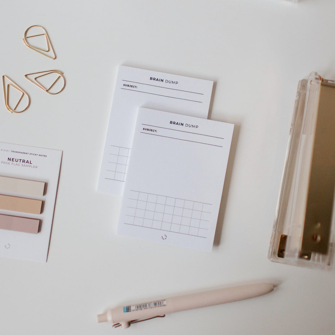 Brain Dump Sticky Note - 2 Pack