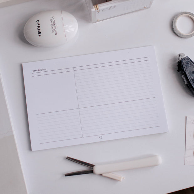 Cornell Notes Notepad | Half Letter – Poi & Hun
