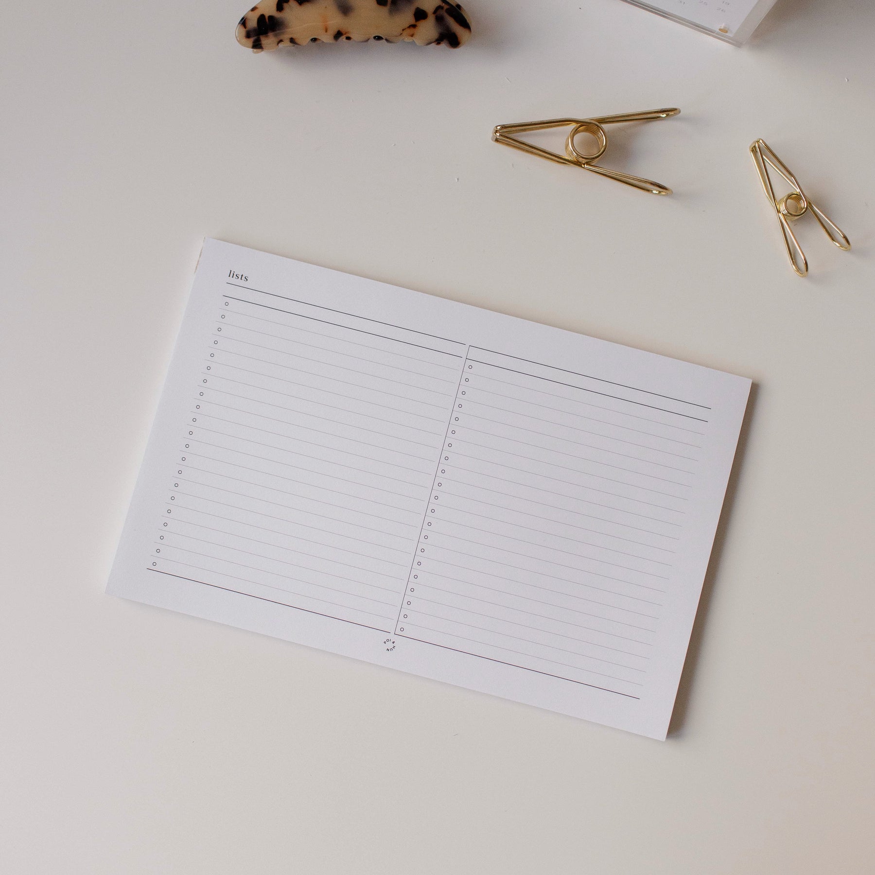 Lists Notepad | Half Letter – Poi & Hun