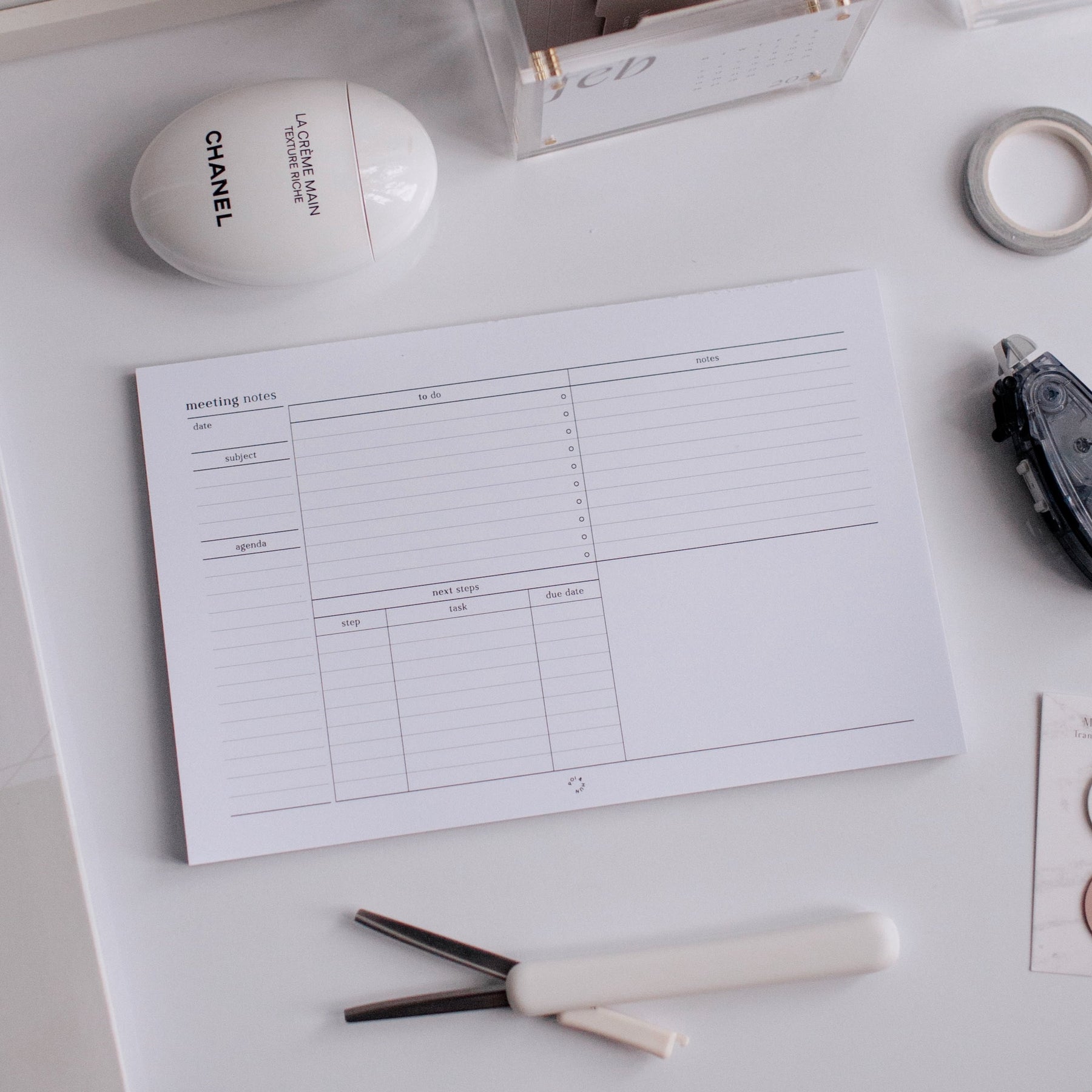 Meeting Notepad | Half Letter – Poi & Hun