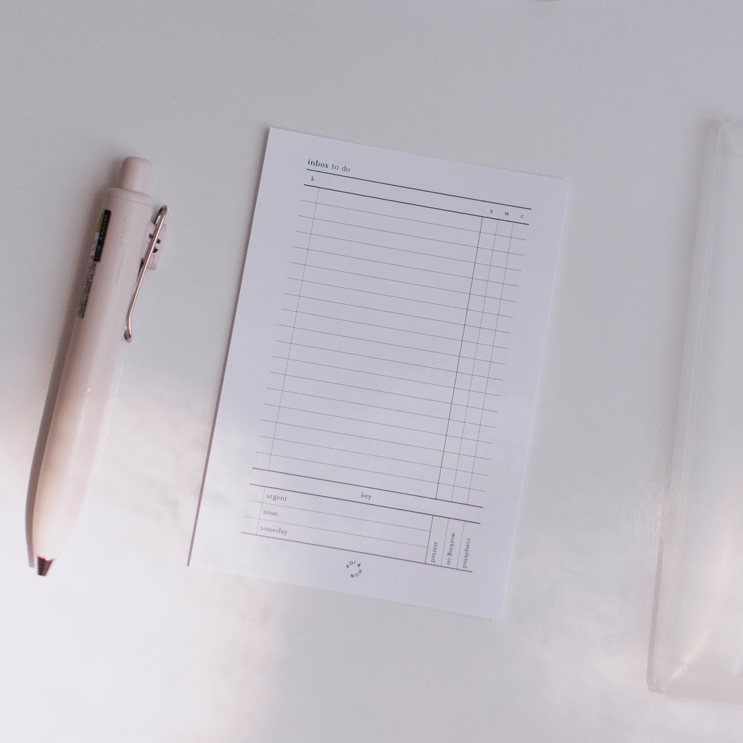 Inbox Planner Insert | Passport Notebook