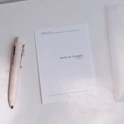 Week On 2 Pages Planner Insert | Passport Notebook