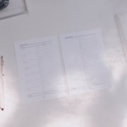 Week On 2 Pages Planner Insert | Passport Notebook