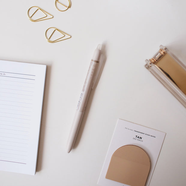 Pilot Frixion Waai (0.5mm) Gel Pens in Sand Beige