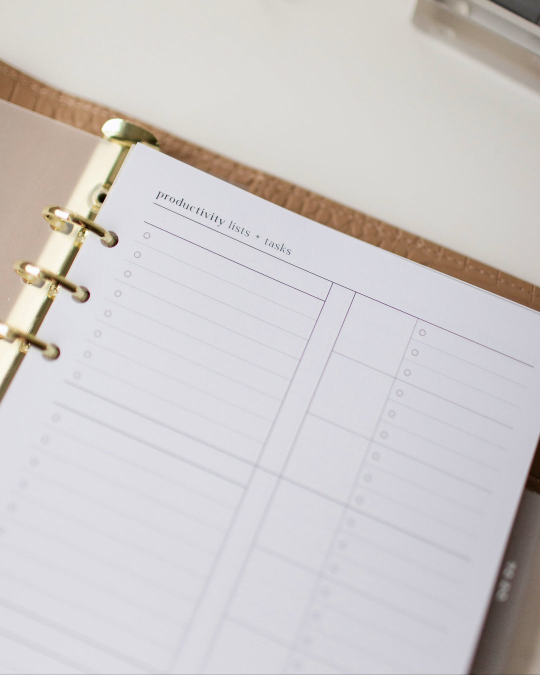 Productivity List + Tasks Planner Inserts | Original Collection