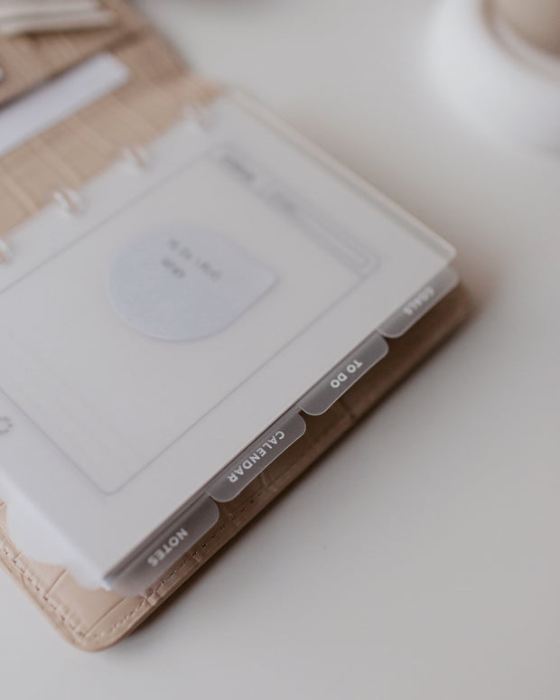 Side Essential Frosted Tab Dividers