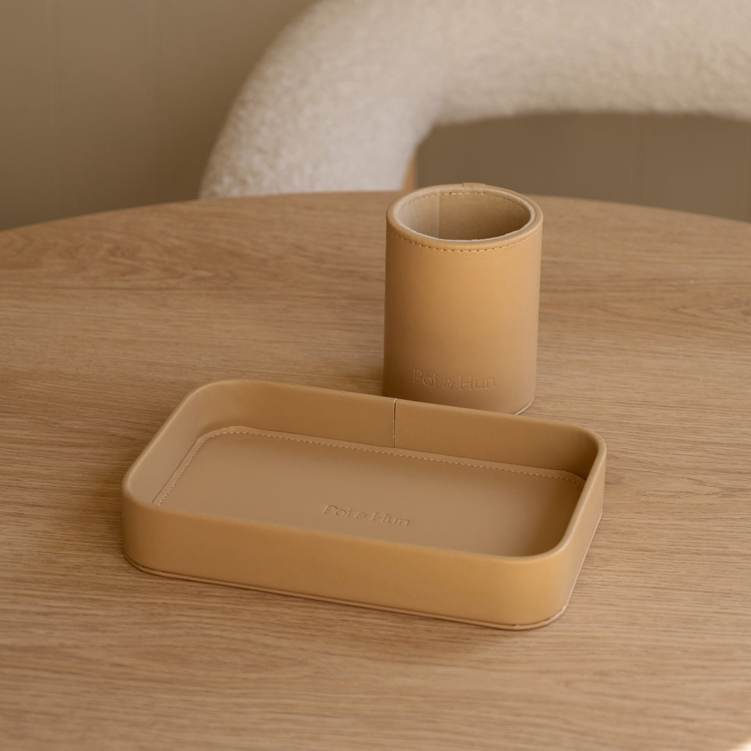 The Desk Duo | Pen Holder + Tray
