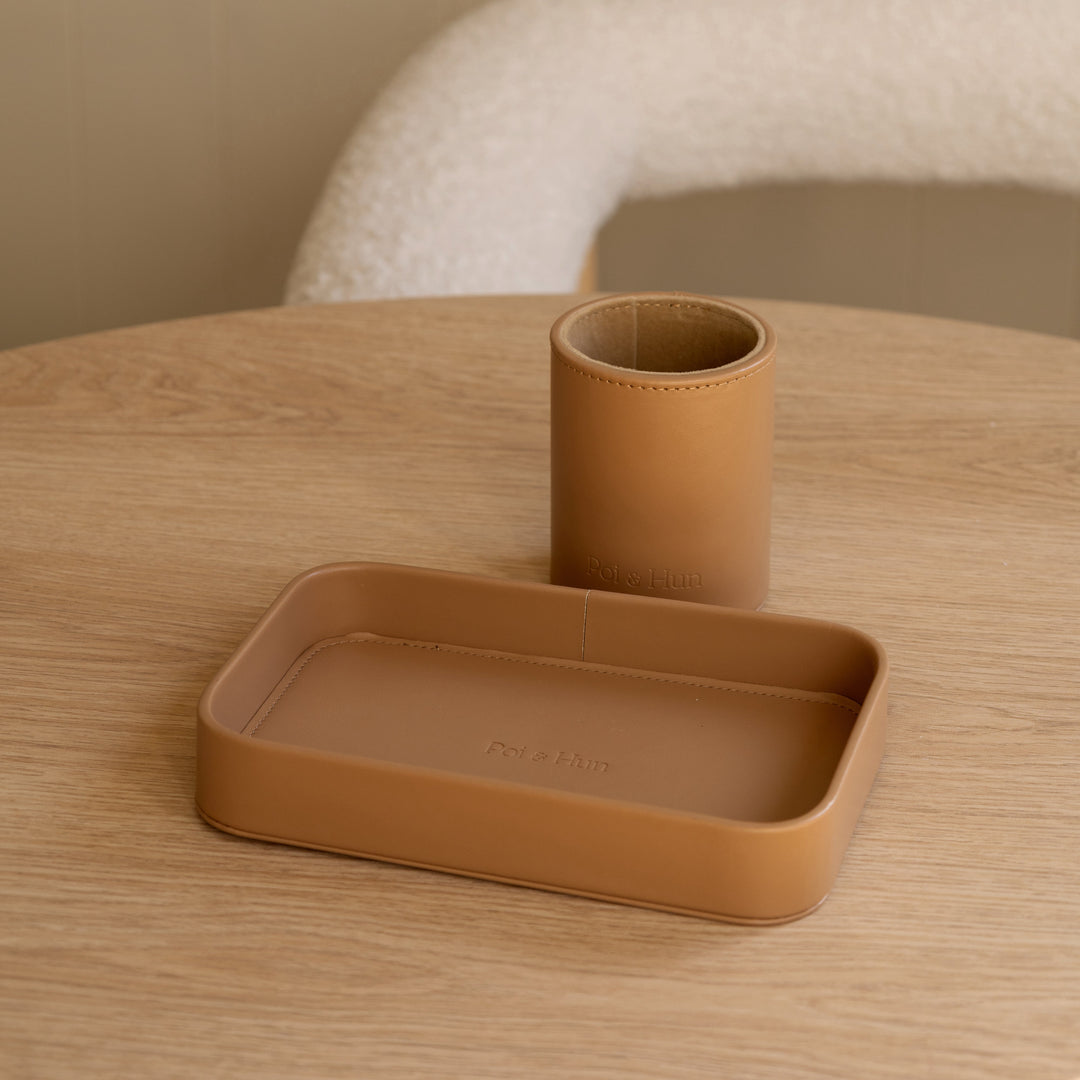 The Desk Duo | Pen Holder + Tray