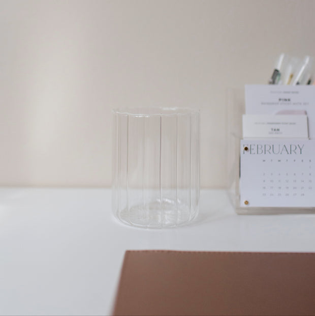 The Short Glass Cup | Fluted Collection