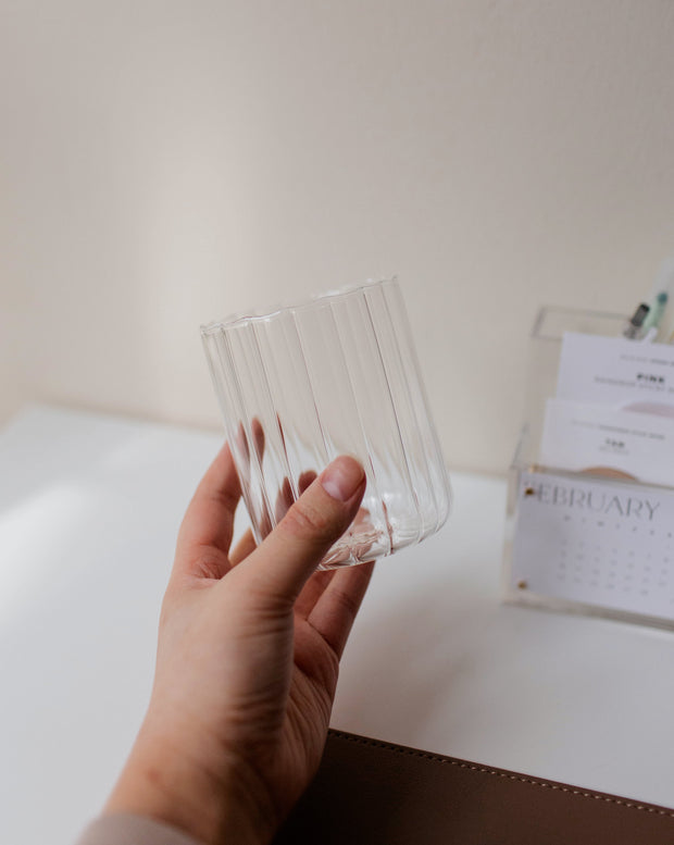 The Short Glass Cup | Fluted Collection