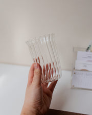 The Tall Glass Cup | Fluted Collection