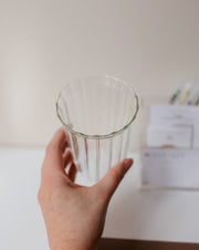The Tall Glass Cup | Fluted Collection