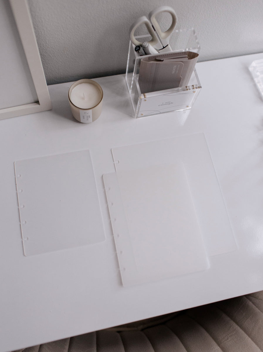 Transparent Covers (Set of 2) | Sticker Album Discbound System – Poi & Hun