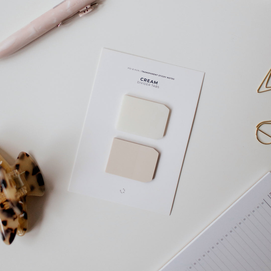 Transparent Sticky Notes - Divider Tabs