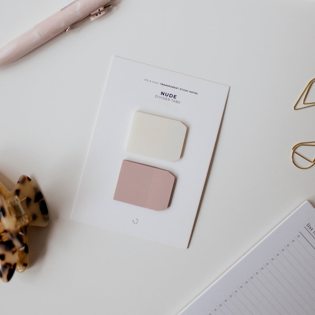 Transparent Sticky Notes - Divider Tabs