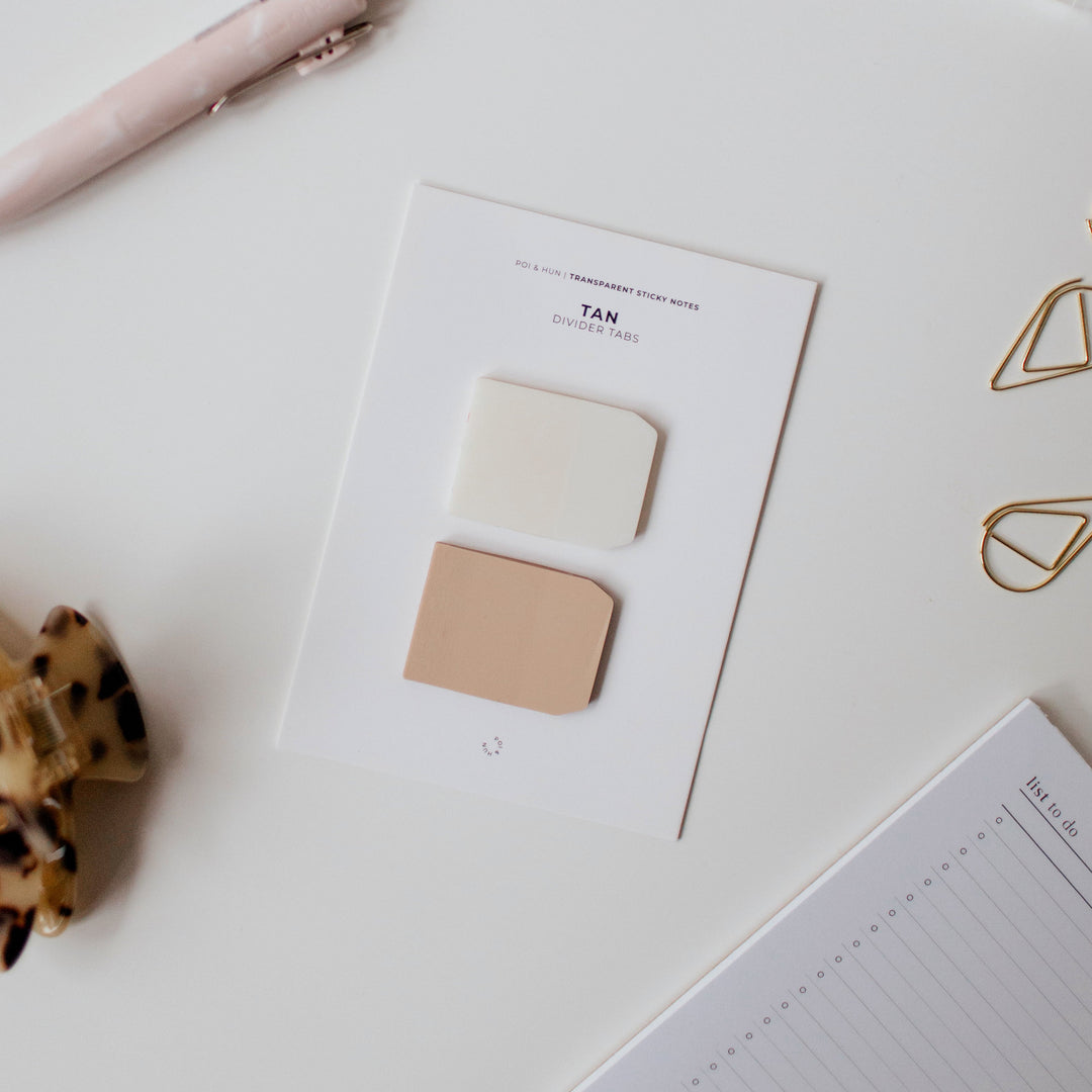 Transparent Sticky Notes - Divider Tabs