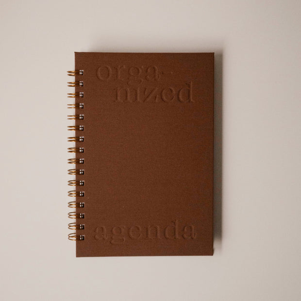 Undated Monthly + Weekly (6 Month) Agenda | Spiral Planner