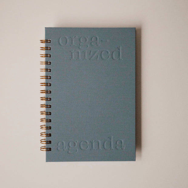 Undated Monthly + Weekly (6 Month) Agenda | Spiral Planner
