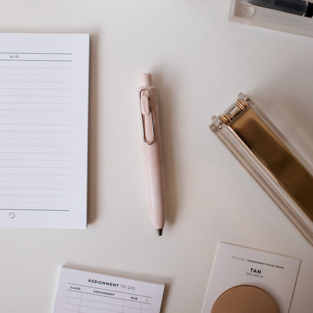 Uniball One P Gel Pen (0.5mm) in Peony