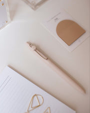 Uniball Zento Gel Pen (0.38mm) in Ivory